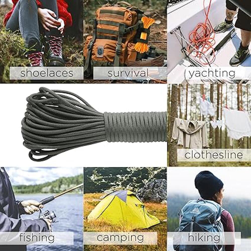 TECEUM 5/32" (4mm) Paracord Camping Rope